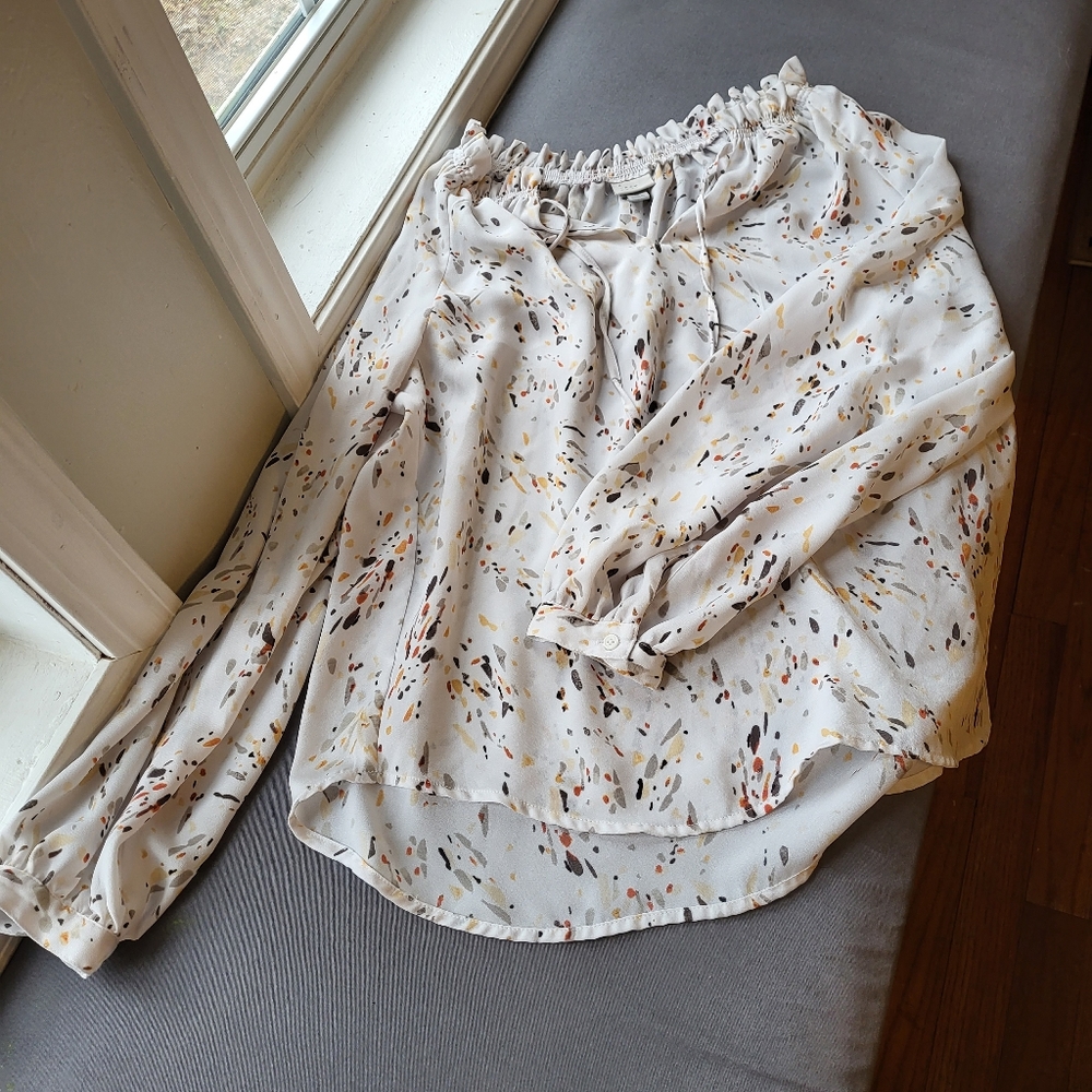 A New Day white flowy blouse